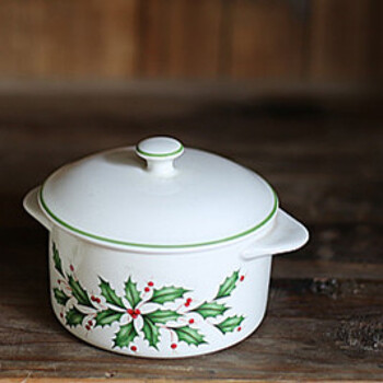 陶瓷餐具 红浆果系列烤盘水果盘碗盘点心盘带盖汤碗汤锅饭碗 双耳带盖