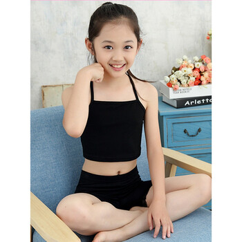 诺吉尔7儿童8女童9吊带小背心打底10夏季11岁3中大童4女孩内衣5白6