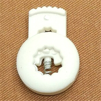 绳扣弹簧扣纽扣卡扣羽绒服尼龙吊粒定绳器帽绳卡头松紧调节扣子 5