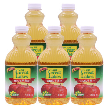 greatlakes上好佳大湖橙汁苹果汁百分百纯果汁2l大瓶整箱6瓶系列新老