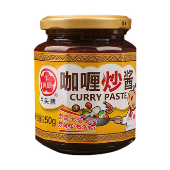 台湾进口 牛头牌 咖喱炒酱 拌面拌炒菜厨房调味品调味酱料 牛头牌咖喱