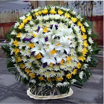 祭奠悼念白事丧事缅怀哀悼追悼会清明节上坟花篮葬礼花圈全国同城实体