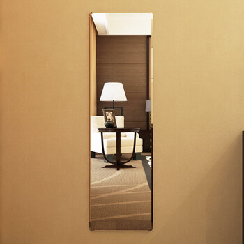 夏枫纯 无框全身镜穿衣服镜子挂墙粘贴胶悬壁挂打孔换试衣镜贴墙隐藏