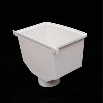 pvc排水管下水管管件 排水配件方雨水斗漏斗接水漏斗75 110 160 d75