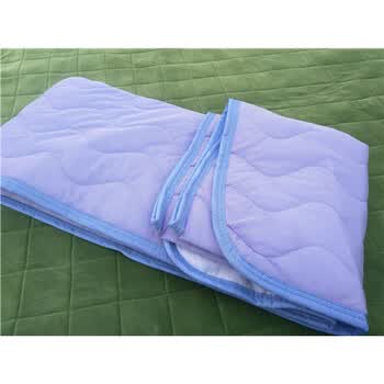 夏季冷感面料速干透气单人床单薄床垫100*200cm 湖蓝色 1