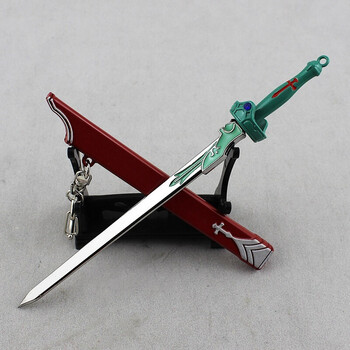 动漫钥匙扣 刀剑神域桐人亚丝娜阐释者逐暗者闪烁之光 16厘米阐释者