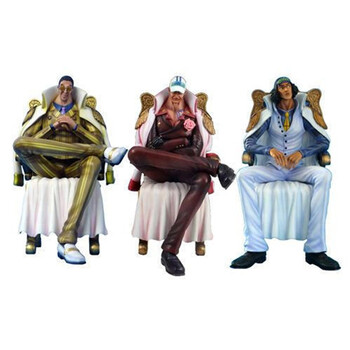 海贼 航海王海军三大将库赞青雉黄猿萨卡斯基赤犬盒装手办模型玩具赤犬坐姿 京东jd Com