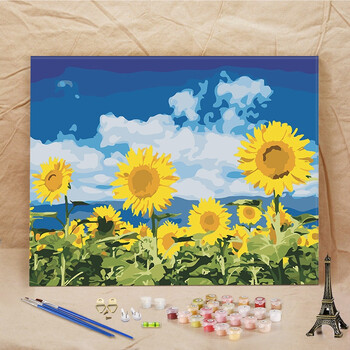 红色 a458向日葵-微笑 5065彩色 黑/白/金色外框