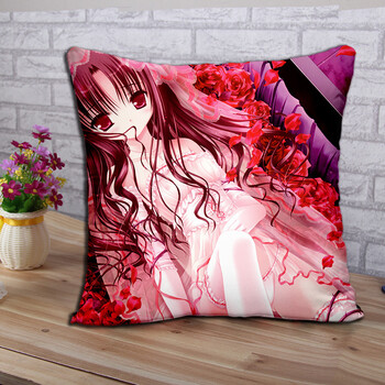 白夜茶会黑夜茶会抱枕萝莉酱定制动漫二次元靠枕 10# 40*40cm双面桃皮