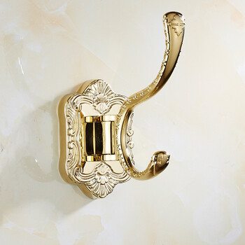 欧式衣钩单钩 墙壁挂钩挂衣勾 浴室门后衣帽钩单个白色壁挂单勾 4403