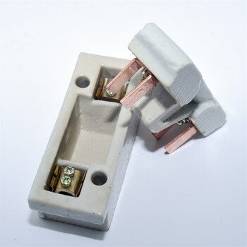 家用瓷插保险丝盒白料瓷插式熔断器rcia-15a整套