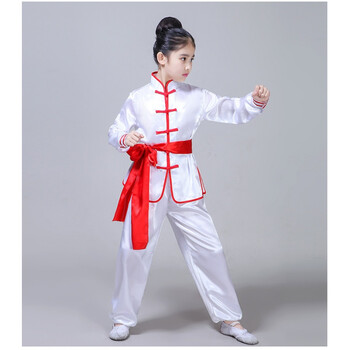 儿童武术表演服装六一儿童节幼儿武术操舞龙狮少林英雄舞蹈演出服