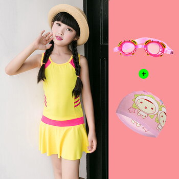 女士泳衣 青季(qingji) 青季(qingji) 2018新品女童连体游泳衣小女孩