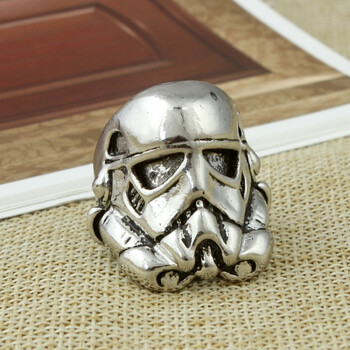 j80欧美影视饰品批发 礼品男士星球大战白兵面具戒指个性 美号 8号