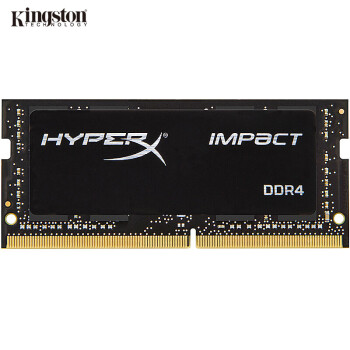 8GB、DDR4、2666MHz：Kingston 金士顿 Hyperx 骇客神条 Impact系列 笔记本内存