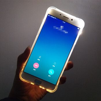 oppo r9来电闪手机壳r9m手机套r9plus闪光保护套 r9 plus透明壳 指环