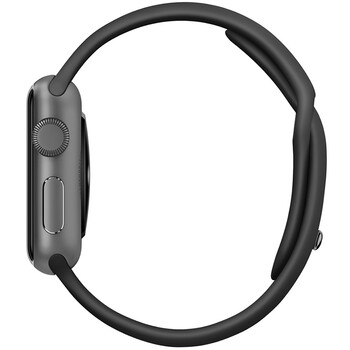 
                                        Apple Watch Sport 智能手表(38毫米深空灰色铝金属表壳搭配黑色运动型表带 MJ2X2CH/A）                