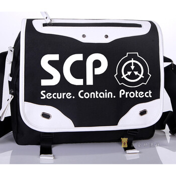 Scp基金会周边超自然现象基金会动漫单肩斜挎书包男女背包scp基金会约37 13 31厘米 图片价格品牌报价 京东