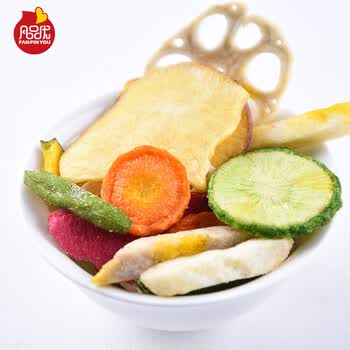 凡品优 山东特产即食果蔬脆办公室休闲零食 vf航天食品 综合果蔬脆40g