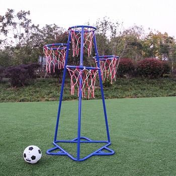 幼儿园篮球架多篮式儿童玩具篮球架投篮架篮球框厂家直销 蓝色(拆装)