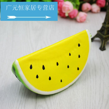 食物玩具假水果仿真西瓜店装饰早教道具 一个黄色西瓜