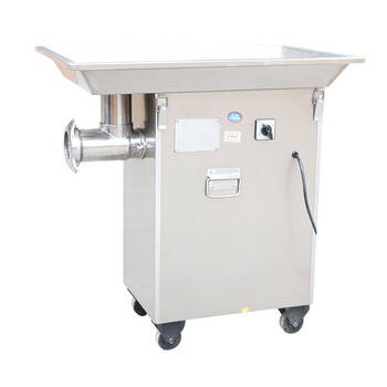 大型绞肉机商用不锈钢32型绞肉机盆式电动2.2kw绞鸡骨架