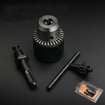 冲击钻转换手电钻钻夹头电锤转换电钻夹头圆柄连接杆配件 电锤转电钻