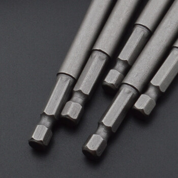 1/4加长150l外六角螺丝套筒螺母加长套筒电批套筒5-19mm 16mm