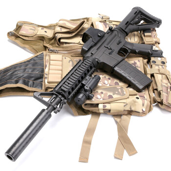 锦明8代八代m4电动连发枪玩具枪j8下供弹水蛋枪吃鸡 锦明8代m4标配