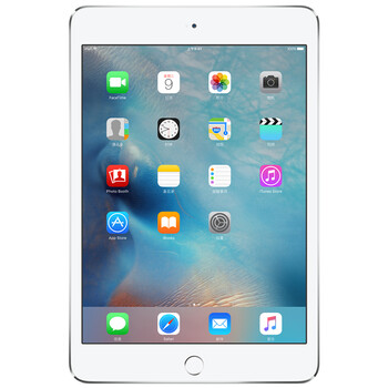 Apple iPad mini 4 平板电脑 7.9英寸（16G WLAN版/A8芯片/Retina显示屏/Touch ID技术 MK6K2CH）银色