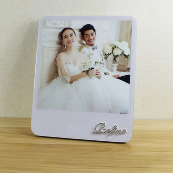 大韩水晶版画亚米奇影楼婚纱照相片放大冲印相框制作 施华洛大韩 24寸