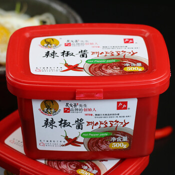 户户辣椒酱【500克】调味韩国炒年糕石锅拌饭韩式火锅甜辣酱