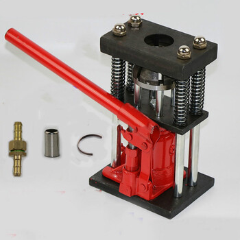 快速压管机手动液压扣管机农用打药泵喷雾器高压胶管铜接头 压管机无