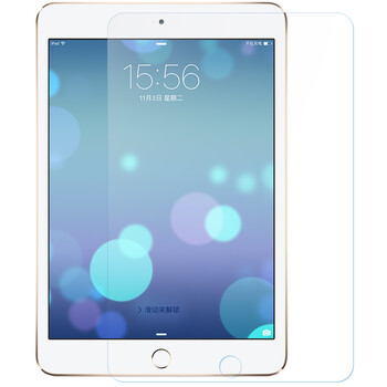 
                                        
                                                                                毕亚兹 苹果iPad Mini2/3/1钢化膜 迷你高清高透玻璃保护贴膜 淡化指纹 弧边 耐磨防刮花 PM12                