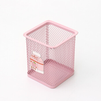 少女心粉色可爱笔筒学生小清新办公文具小仙女时尚桌面收纳筒简约 ?