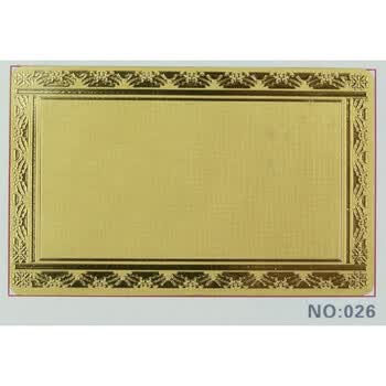 仿金箔彩喷名片纸a4金箔打印卡纸特种名片打印纸材料 1套1.