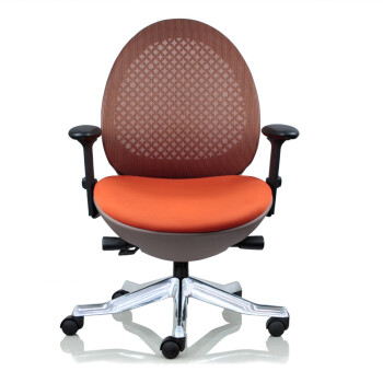 搜椅子（So Chair）蛋壳椅进口人体工学椅电竞椅电脑椅老板椅办公椅家用升降座椅 灰框橙网布绒座面抛光五星脚