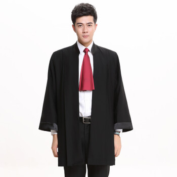 律师服律师袍律协标准律师袍套装男女领带徽章法官袍模拟法庭 男装