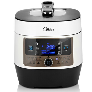 美的（Midea） 电压力锅5L 双胆高压锅 无级旋钮 韩式电脑版压力锅 WSS5062