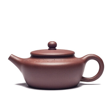 千壶 紫砂壶宜兴正品原矿紫泥桑扁壶 名家储云飞全