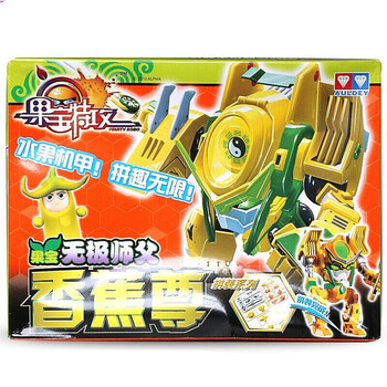 果宝特攻3 果宝战神变形合体拼装自合玩具 拼装版香蕉尊