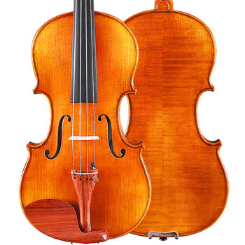 青歌 乐器g301演奏级小提琴 成人儿童初学者全手工手提琴 李子球监制