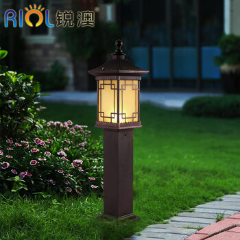 锐澳led草坪灯庭院灯花园灯欧式户外防水路灯高亮复古简约别墅景观照明灯正白光 图片价格品牌报价 京东