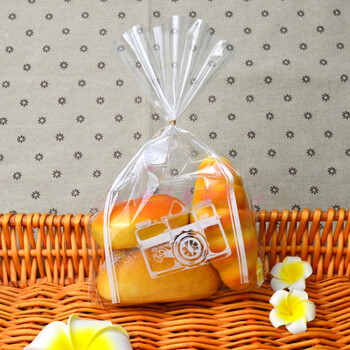 烘焙包装 西点点心饼干袋100个透明吐司面包袋子食品包装袋