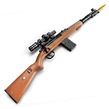 98k狙击枪 绝地同款水弹枪 可发射抛壳拉栓式玩具水蛋枪 98k(送8倍镜