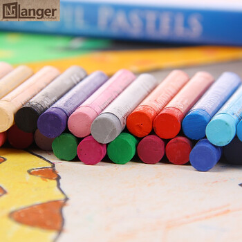 中粗油画棒 支(48色)儿童彩色蜡笔涂鸦画笔绘画棒 50支(48色) 铅画纸