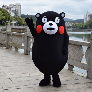 熊本熊人偶服装熊本熊卡通人偶 抖音热门熊 演出道具行走卡通网红熊