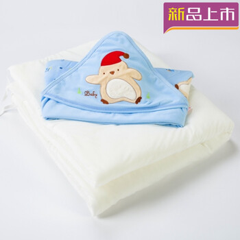 新生儿小抱被子婴儿包被可脱胆宝宝抱毯春秋冬季加厚包被用品 d款小