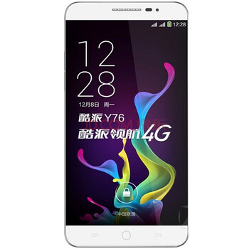 酷派(Coolpad) 锋尚 Y76 联通移动双4G 双卡双待手机 白色