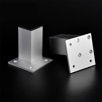 家具脚腿可调节方形橱柜脚铝合金柜子脚浴室柜脚调整脚可定做高度